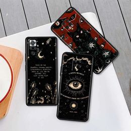 Cases van mobiele telefoons Xiaomi Redmi Note 11 10 9 8 Pro 9S K40 13 9C 12C 12 12S Achter TPU Silicone Fund Cover Death Tarot J240426