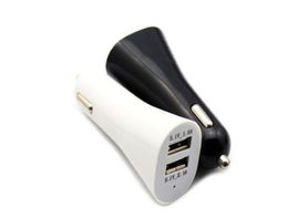 Chargeur de téléphone portable Mini Micro double USB, adaptateur de chargeur coloré pour voiture, Port 5V 21A1A, adaptateur pour samsung mp3 gps2211366