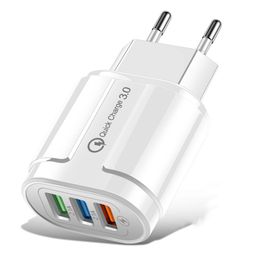 Handy-Ladegerät USB PD Dual-Port Schnellladekopf 3A Wandladegerät 6 Farben