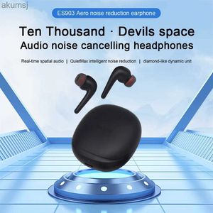 Auriculares para teléfono celular 1MORE AERO ES903 Audio espacial Cancelación de ruido Auriculares HIFI Calidad de sonido Auriculares inalámbricos Sonido profesional Carga rápida IPX5 YQ240304