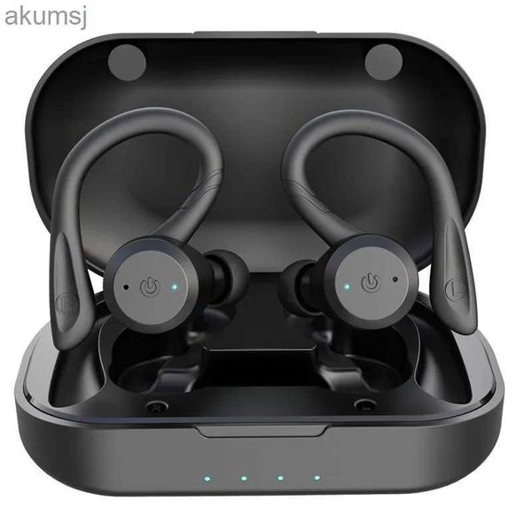 Auriculares para teléfono celular 20 horas Tiempo de juego Natación Auricular Bluetooth resistente al agua Estilo de doble uso Auriculares inalámbricos deportivos TWS Ipx7 Auriculares estéreo YQ240304