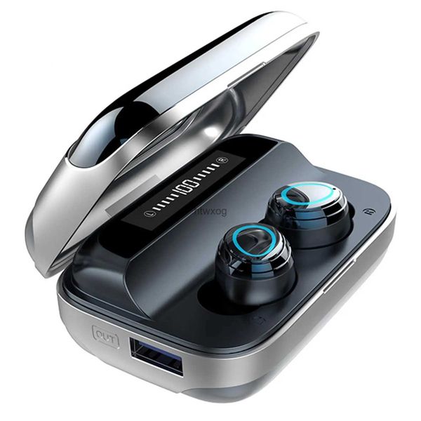 Écouteurs intra-auriculaires stéréo 5.0 pour téléphone portable, bouchons d'oreille de jeu, casque d'écoute avec micro intégré pour la course à pied et le Sport, YQ240105