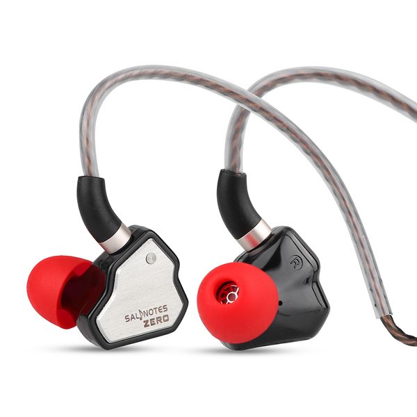 Auriculares de teléfonos celulares 7Hz salnotes cero hifi controlador dinámico de 10 mm en auriculares para el oído iem compuesto de metal diafragma n52 magnet 230314