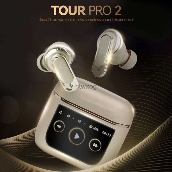 Écouteurs pour téléphones portables AKGJabra Bluetooth5.3 casque Tour Pro 2 écouteurs sans fil étanche sport écouteurs intégré micro dans l'oreille casque pour l'entraînement YQ240105