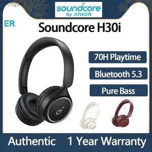 Mobiele telefoon-oortelefoon Anker Soundcore H30i Draadloze Bluetooth-hoofdtelefoon On-ear Opvouwbare bas 70 uur Lange speeltijd Gaming-headset met microfoon YQ240202