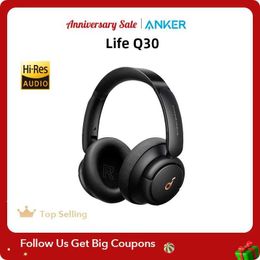 Écouteurs pour téléphones portables Anker Soundcore Life Q30 hybride suppression active du bruit casque Bluetooth sans fil multimode son haute résolution 40H Q240321