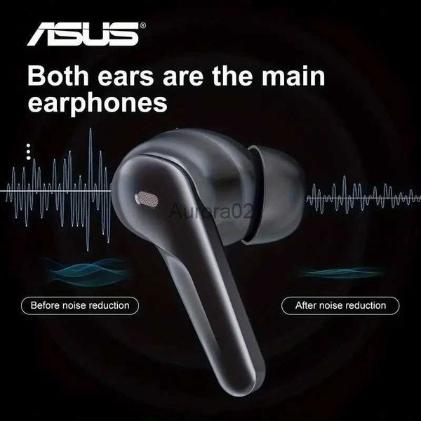 Auriculares para teléfono celular ASUS AS-AirPro3 Auriculares inalámbricos 5.3 ENC HD Llamada Auriculares Control táctil Auriculares Reducción de ruido Auriculares para juegos YQ240219