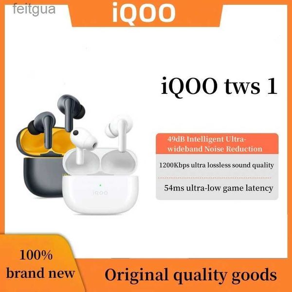 Auriculares para teléfono celular Auténtico spot iQOO TWS 1 verdadera reducción de ruido inalámbrico Auriculares Bluetooth tws1 juego de llamada bajo retardo YQ240202