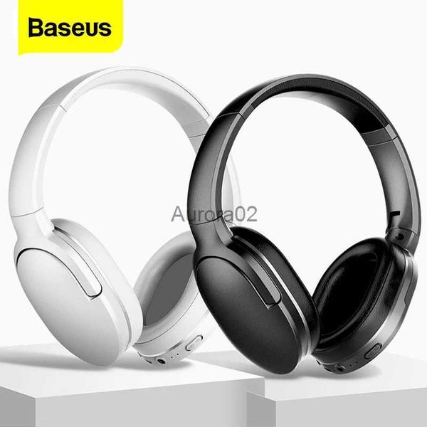 Écouteurs pour téléphones portables Baseus D02 Pro casque sans fil Sport Bluetooth 5.0 écouteur mains libres casque écouteurs tête écouteurs pour iPhone YQ240219
