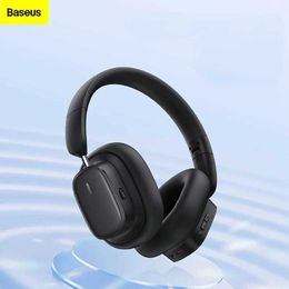 Oortelefoon voor mobiele telefoons Baseus H1i ANC Draadloze Bowie-hoofdtelefoon Bluetooth 5.3 Ruisonderdrukking Hi-Res 38db 3D Ruimtelijke audio Oorheadsets YQ240120