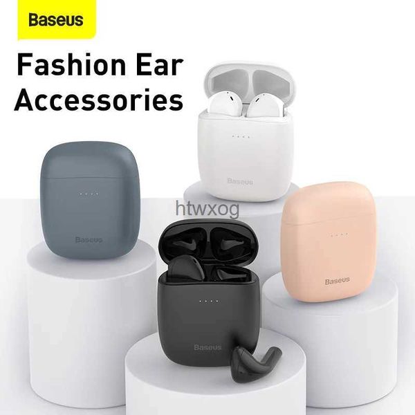 Écouteurs pour téléphones portables Baseus W04 Ture casque sans fil TWS Bluetooth 5.0 écouteur réduction du bruit casque vocal Mini vrais écouteurs sans fil YQ240105
