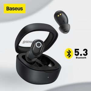 Mobiele telefoon oortelefoons Baseus WM02 Wireless TWS Bluetooth 5 3 Hoofdtelefoons Mini en compacte comfortabele slijtage 25 uur lange batterijduur 230403