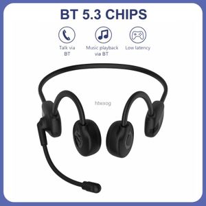 Mobiele telefoon-oortelefoon BH628 Beengeleidingshoofdtelefoon Draadloos Bluetooth 5.3-oortelefoon Buitensporten Headset met oordopjes Handsfree met microfoon YQ240105
