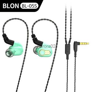 Mobiele Telefoon Koptelefoon BLON BL-05S Oortelefoon 3e Generatie 10mm Verbeterde Carbon Diafragma BL05S Dynamische Headset YQ240219