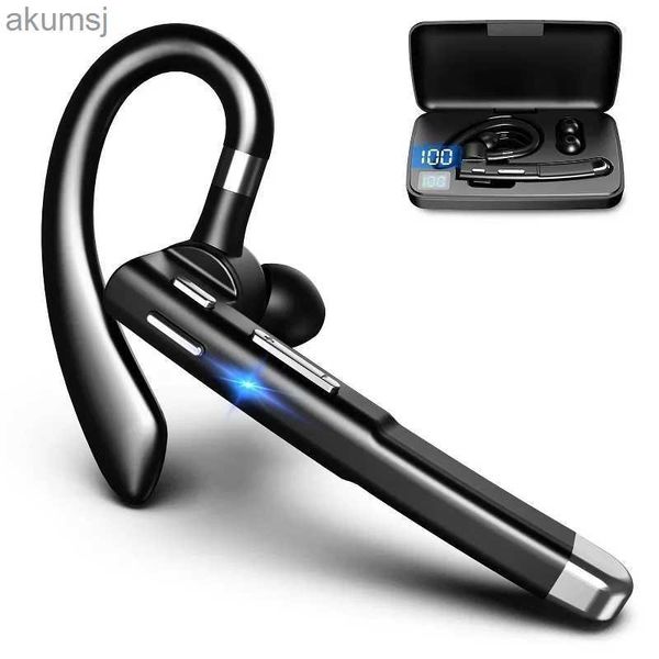 Auriculares para teléfono celular Auriculares Bluetooth 5.3 Auriculares estéreo Manos libres con cancelación de ruido Auriculares inalámbricos para negocios con micrófono HD para todos los teléfonos inteligentes YQ240304