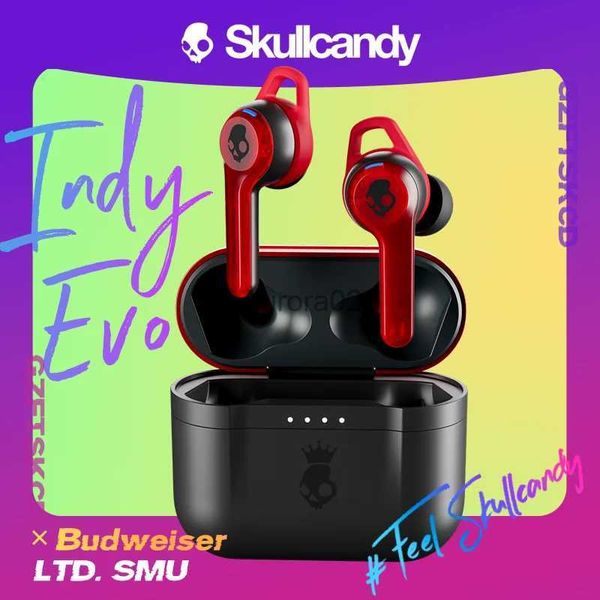 Choix des écouteurs pour téléphone portable Skullcandy Indy Evo Budweiser SWB Casque sans fil en édition limitée Casque à réduction de bruit avec micro intelligent YQ240219