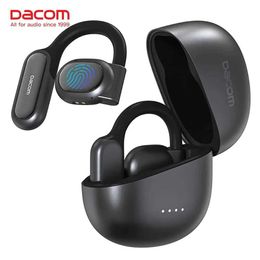 Écouteurs pour téléphone portable DACOM écouteurs sans fil Bluetooth casque TWS Super Bass casque type-c Bluetooth5.3 écouteurs ouverts avec double micro suppression du bruit YQ240120