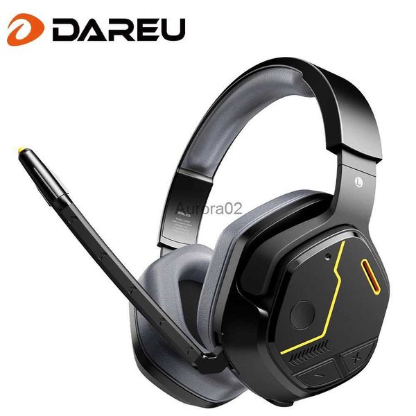 Auriculares para teléfono celular DAREU Modo dual inalámbrico BT5.1 ENC Micrófono Auriculares para juegos 7.1 Sonido envolvente 50 mm Controlador Auriculares sobre la oreja YQ240219