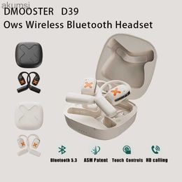 Écouteurs pour téléphones portables DMOOSTER D39 Pro OWS Earhook avec application pour la réduction du bruit Affichage de la puissance Trouver un emplacement EQ Ajuster Sport Casque Bluetooth sans fil YQ240304