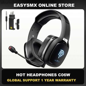 Mobiele telefoon oortelefoon EasySMX C06W Draadloze hoofdtelefoon Bluetooth Gaming Headset Compatibel met PC Laptop MAC Smart TV Telefoon YQ240304