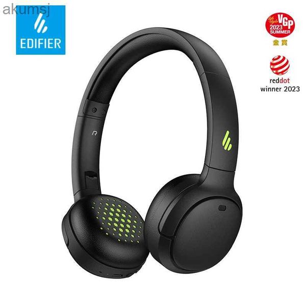 Auriculares para teléfono celular Edifier WH500 Auriculares inalámbricos en la oreja Auriculares Bluetooth Diseño plegable 40 horas Plackback Personalizar EQ Carga rápida YQ240304