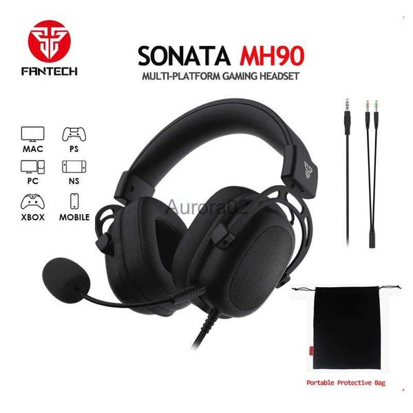 Écouteurs de téléphone portable FANTECH MH90 3.5mm casque de jeu filaire son Surround HIFI multi-plateformes casque pour PC YQ240219
