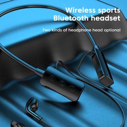 Écouteurs de téléphone portable Fone Bluetooth Écouteurs de fil sans fil Magnétique Sport Magné Couche de cou Cold Tws Earbuds Wireless Blutooth Headset With Mic 230812