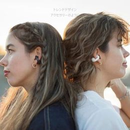 Cell Phone Earphones For Ambie Sound Earcuffs Ear Earring Wireless Bluetooth Auriculares Headset TWS Sport Earbuds kimistore5