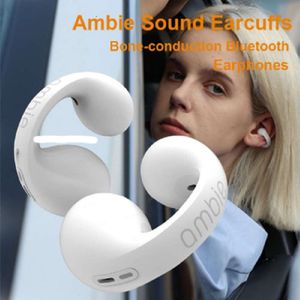 Mobiele telefoon oortelefoons voor Ambie Sound Ear Cuffs 1 Ear Earring Wireless Bluetooth Auriculares Headset TWS Sport Earbuds 23 2024