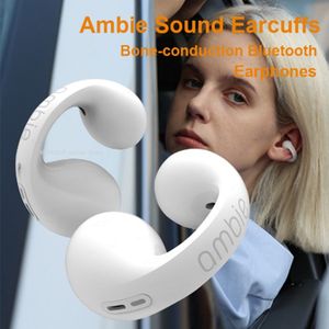 Écouteurs de téléphone portable pour Ambie Sound Earcuffs 1 1 Boucle d'oreille sans fil Bluetooth Auriculares Casque TWS Sport Écouteurs 230503