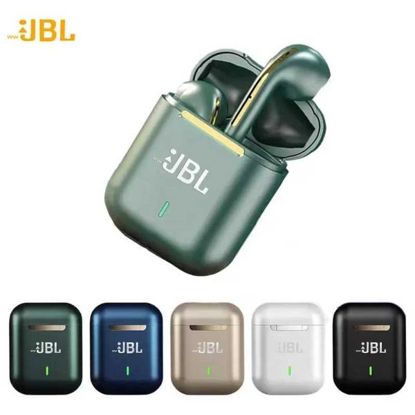 Écouteurs de téléphone portable pour casque d'origine wwJBL J18 écouteurs sans fil écouteurs Bluetooth véritable jeu de Sport stéréo écouteurs TWS dans l'oreille avec micro tactile J240123