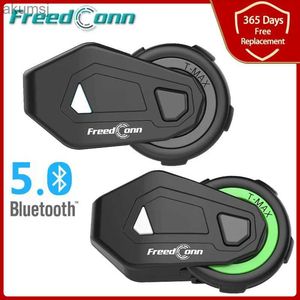 Écouteurs pour téléphones portables FreedConn TMAX-M casque de moto Bluetooth casque de musique FM avec écouteur 2 en 1 sans fonction interphone YQ240304