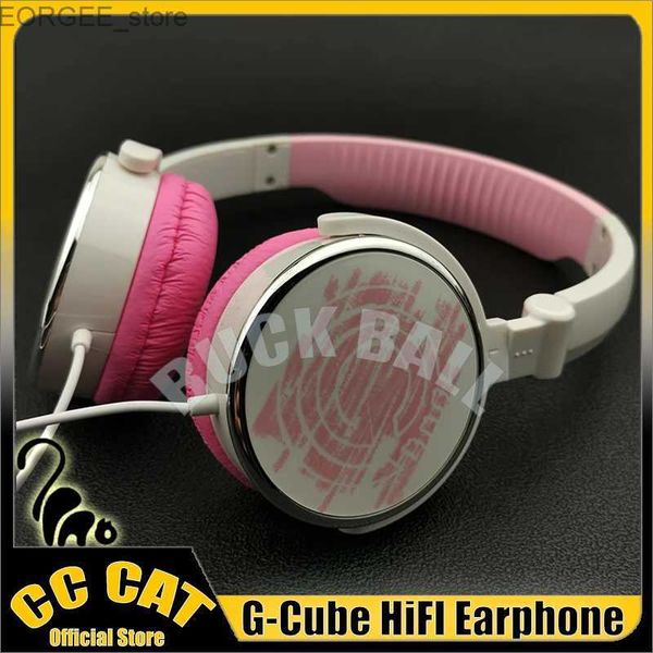 Écouteurs de téléphones portables G-Cube Audio Caser Hifi HiFi G-Pop Double Mode Chef de cast Lightweight Retro Portable Portable Subwoofer Pink Pinphones Elecphone Y240407