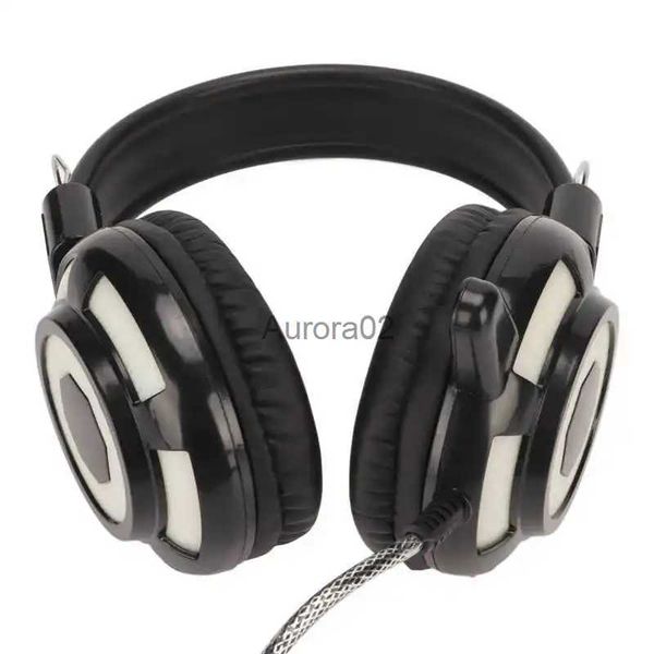 Auriculares para teléfono celular Auriculares para juegos Auriculares duales de 3,5 mm e interfaz USB Volumen ajustable Auriculares estéreo para juegos de PC para PS4 PC Latop hot YQ231120