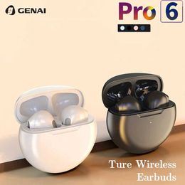 Auriculares para teléfono celular GENAI TWS Auriculares inalámbricos Bluetooth IPX4 Auriculares impermeables Auriculares deportivos estéreo Q240321