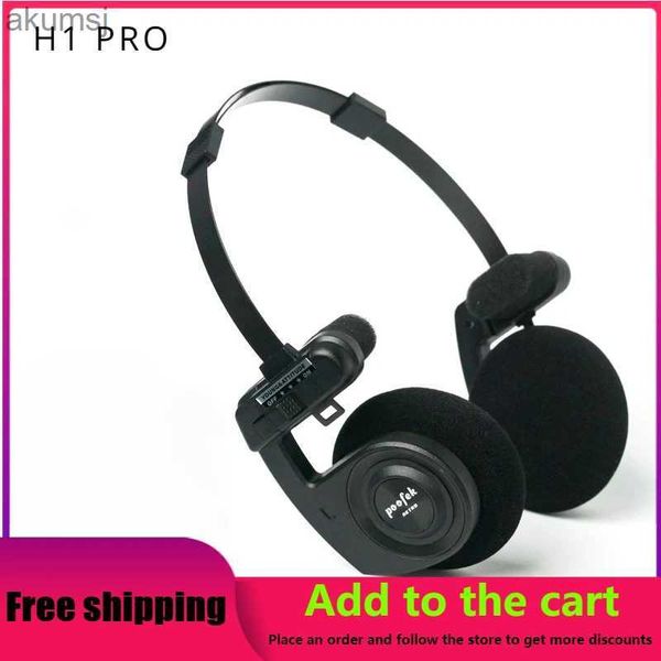 Auriculares para teléfono celular H1Pro Auriculares Bluetooth Brazo retráctil HIFI Calidad de sonido Diseño liviano de alta calidad Cómodos auriculares deportivos para juegos YQ240304