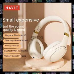 Écouteurs de téléphone portable Havit H630bt casque sans fil Bluetooth casque Tws écouteurs sur-oreille ensemble de tête homme/fille musique jeu ordinateur portable réduction du bruit YQ240105
