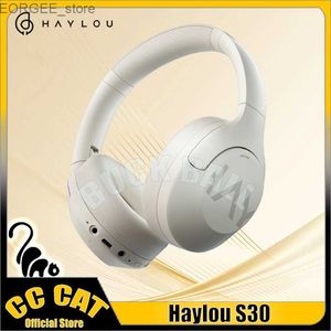 Écouteurs de téléphone portable Haylou S30 Bluetooth Wireless Headphone avec microphone ANC réduction du bruit actif Headsets à faible délai à faible délai Y240407