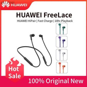 Écouteurs de téléphone portable Huawei FreeLace écouteur sans fil Bluetooth casque interrupteur magnétique mémoire câble métallique étanche sport jeu casque YQ240304