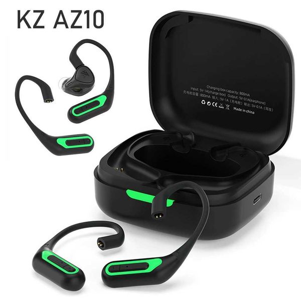 Auriculares para teléfono celular KZ AZ10 TWS Bluetooth 5.2 Módulo de cable de actualización inalámbrico Gancho para la oreja Auriculares HiFi Juego deportivo Conector de línea de auriculares para KZ ZS10 PRO J240123