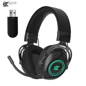 Écouteurs pour téléphones portables KZ GP20, casque de jeu, suppression du bruit, véritable casque sans fil 2.4G, Compatible Bluetooth 5.0 RGB, écouteurs sans fil YQ240202