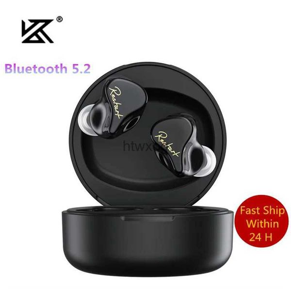 Auriculares para teléfono celular KZ SKS Black TWS Bluetooth 5.2 1BA + 1DD Auriculares híbridos Juego Auriculares deportivos Control táctil Auriculares con cancelación de ruido KZ Z1 S1 Z3 YQ240105