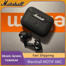 Écouteurs de téléphone portable Marshall Motif ANC True Bluetooth 5.2 Écouteurs Active Noise Annulation Écouteurs dans les écouteurs étanches Hkversion J240508