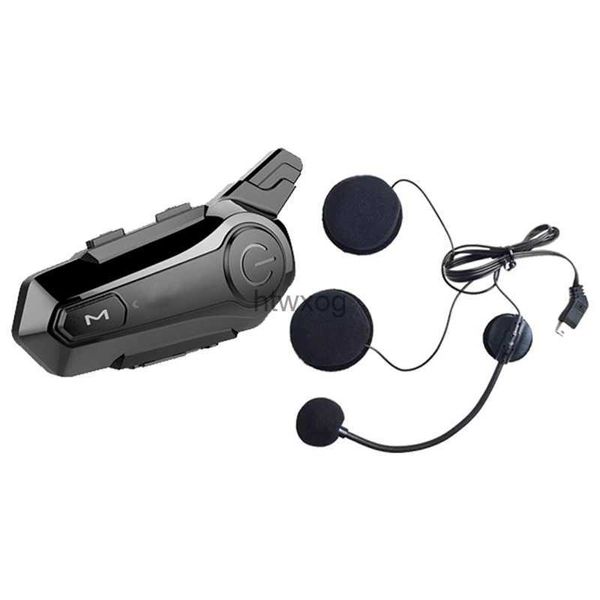 Handy-Kopfhörer, Motorradhelm-Headset, Bluetooth 5.0, Intercom-Verbindung, Geräuschreduzierung beim Fahren im Freien, mit Mikrofon-Lautsprecher YQ240105