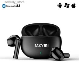 Écouteurs pour téléphones portables MZYMI TWS Bluetooth 5.3 casque AP09 sans fil dans l'oreille écouteurs jeux de sport musique étanche HIFI stéréo casque intégré micro Q240402