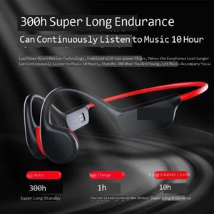 Auriculares con los auriculares de los teléfonos celulares Los auriculares Sports New Bone Conduction son auriculares Bluetooth inaudibles Memoria incorporada 32 GB Auriculares impermeables para Shokz Open YQ240105 2024