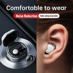 Mobiele telefoon-oortelefoon Nieuwe mini-knoppen Draadloze oordopjes Bluetooth-oortelefoon voor slaap Kleine knoppen pro-hoofdtelefoon Onzichtbare ruisonderdrukkende headset YQ240304