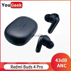 Oortelefoon voor mobiele telefoons Nieuwe Redmi Buds 4 Pro-oortelefoon 43dB Ruisonderdrukking TWS Echte draadloze headset Bluetooth 5.3 CD-niveau Geluidskwaliteit YQ240219