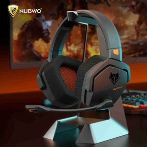 Mobiele telefoon oortelefoons Nubwo G06 Gaming -oortelefoons zijn geschikt voor PS5 PS4 Xbox PC Mac 24GHz Ultralow latentie ruis annulering Bluetooth -oortelefoons met microfoon Y