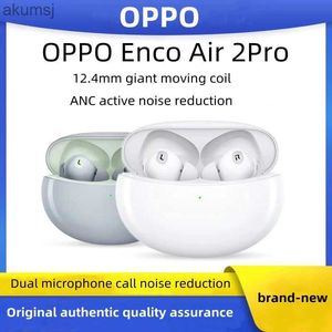 Écouteurs pour téléphones portables Officiel OPPO Enco Air Pro véritable réduction du bruit intra-auriculaire sans fil longue durée de vie de la batterie casque Bluetooth Bluetooth 5.2 YQ240304